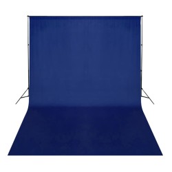   Fondale in Cotone Blu 500x300 cm Chiave Cromatica