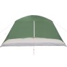 vidaXL Tenda da Campeggio 6 Persone Verde 412x370x190 cm Taffetà 190T