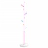 vidaXL Appendiabiti Rosa 172 cm in Ferro Verniciato a Polvere