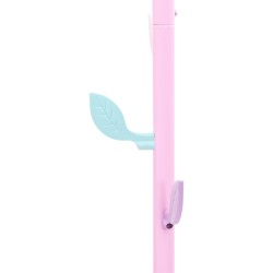 vidaXL Appendiabiti Rosa 172 cm in Ferro Verniciato a Polvere