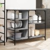 vidaXL Carrello Cucina Grigio Sonoma 100x45x89,5 cm Legno Multistrato