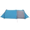 vidaXL Tenda da Campeggio 4 Persone Blu 405x170x106 cm Taffetà 185T