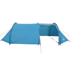 vidaXL Tenda da Campeggio 4 Persone Blu 405x170x106 cm Taffetà 185T