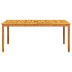 vidaXL Tavolo da Pranzo da Giardino 180x90x75 cm Legno Massello Acacia