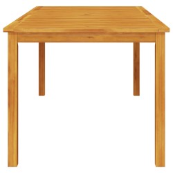 vidaXL Tavolo da Pranzo da Giardino 180x90x75 cm Legno Massello Acacia