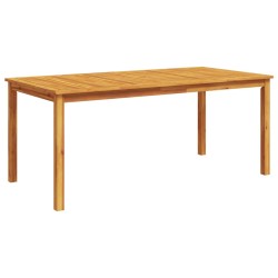 vidaXL Tavolo da Pranzo da Giardino 180x90x75 cm Legno Massello Acacia