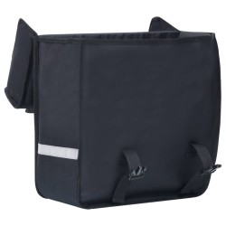 vidaXL Borsa Singola Bicicletta Impermeabile per Portapacchi 21 L Nero