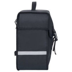 vidaXL Borsa Singola Bicicletta Impermeabile per Portapacchi 21 L Nero