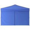 Tenda per Feste Pieghevole con Pareti Laterali Blu 3x3 m