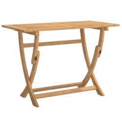 vidaXL Tavolo da Giardino Pieghevole 110x55x75cm Legno Massello Acacia