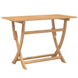 vidaXL Tavolo da Giardino Pieghevole 110x55x75cm Legno Massello Acacia