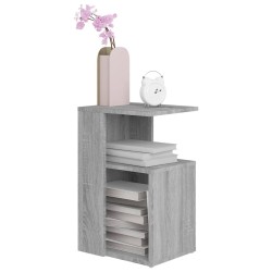   Tavolino da Salotto Grigio Sonoma 36x30x56 cm Legno ingegnerizzato