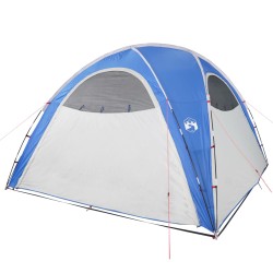 vidaXL Tenda da Festa Blu 360x360x219 cm Taffetà 190T