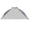 vidaXL Tenda da Spiaggia Grigia 268x223x125 cm Taffetà 185T