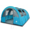 vidaXL Tenda da Campeggio 4 Persone Blu 483x340x193 cm Taffetà 185T