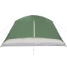 vidaXL Tenda da Campeggio 4 Persone Verde 350x280x155 cm Taffetà 190T