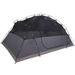 vidaXL Tenda da Campeggio 8 Persone Blu 360x430x195 cm Taffetà 190T