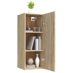   Mobile Pensile Muro Rovere Sonoma 34,5x34x90 Legno ingegnerizzato