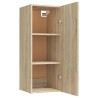   Mobile Pensile Muro Rovere Sonoma 34,5x34x90 Legno ingegnerizzato