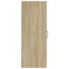   Mobile Pensile Muro Rovere Sonoma 34,5x34x90 Legno ingegnerizzato