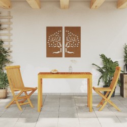 vidaXL Tavolo da Pranzo da Giardino 110x55x75 cm Legno Massello Acacia