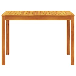 vidaXL Tavolo da Pranzo da Giardino 110x55x75 cm Legno Massello Acacia