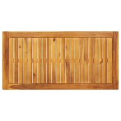 vidaXL Tavolo da Pranzo da Giardino 110x55x75 cm Legno Massello Acacia