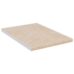 Piano da Cucina Beige con Motivo Marmo 40x60x2,8 cm Truciolato