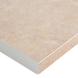 Piano da Cucina Beige con Motivo Marmo 40x60x2,8 cm Truciolato