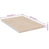 Piano da Cucina Beige con Motivo Marmo 40x60x2,8 cm Truciolato