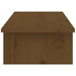   Supporto per Monitor Miele 100x27x15 cm Legno Massello di Pino