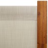 vidaXL Divisorio a 5 Pannelli Grigio Chiaro 350x180 cm