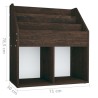   Portariviste per Bambini Rovere Fumo 71x30x78,5 cm Truciolato