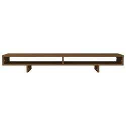   Supporto per Monitor Miele 100x27x14 cm Legno Massello di Pino