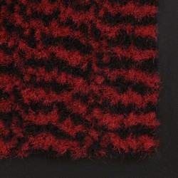   Tappeto Antipolvere Trapuntato Rettangolare 40x60cm Rosso