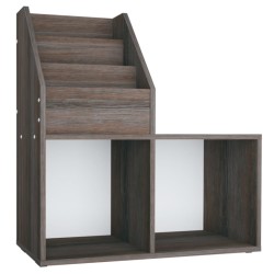   Portariviste Bambini Grigio e Sonoma 71x30x78,5 cm Truciolato