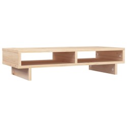 Supporto per Monitor 60x27x14 cm in Legno Massello di Pino