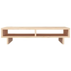 Supporto per Monitor 60x27x14 cm in Legno Massello di Pino