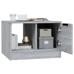   Tavolino da Salotto Grigio Sonoma 50x50x36 cm Legno ingegnerizzato