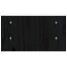   Supporto per Monitor Nero 50x27x15 cm in Legno Massello di Pino