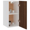   Mobile Pensile Rovere Marrone 29,5x31x60cm in Legno ingegnerizzato