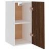   Mobile Pensile Rovere Marrone 29,5x31x60cm in Legno ingegnerizzato