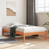 vidaXL Dormeuse Marrone Cera 90x200 cm in Legno Massello di Pino