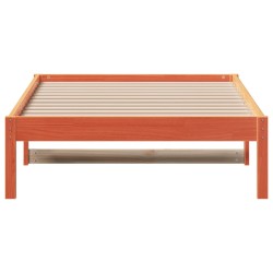 vidaXL Dormeuse Marrone Cera 90x200 cm in Legno Massello di Pino