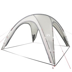 vidaXL Tenda da Festa Bianca 360x360x219 cm Taffetà 190T