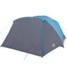 vidaXL Tenda da Campeggio 4 Persone Blu 350x280x155 cm Taffetà 190T