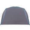 vidaXL Tenda da Campeggio 4 Persone Blu 350x280x155 cm Taffetà 190T