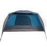 vidaXL Tenda da Campeggio 4 Persone Blu 350x280x155 cm Taffetà 190T