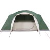 vidaXL Tenda da Campeggio 8 Persone Verde 360x430x195 cm Taffetà 190T