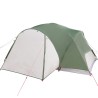 vidaXL Tenda da Campeggio 8 Persone Verde 360x430x195 cm Taffetà 190T